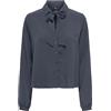 ONLY Onlnova Life Elite L/S Tyla Bow Top, Ombre Blu, S