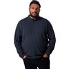 Men Plus Menswear L-8XL Men+ Polo Basic, piqué, Maniche Lunghe, Fino a 8 XL 836270, Blu Navy, L