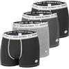 Serge Blanco Boxer a Pantaloncino (Pacco da 4) Uomo