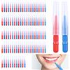 Sporgo 100 spazzolini interdentali per denti: pulizia dei denti, pulizia interdentale, igiene orale tipo I, cura dei denti, pulizia dei denti, spazzola interdentale, filo interdentale