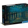 Clementoni Puzzle 1000 el Clementoni - Le meravigliose notti stellate di Van Gogh dal Museo d'Orsay - Intrattenimento perfetto per gli amanti dell'arte!
