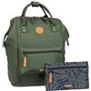 CABAIA Cabaïa zaino per il tempo libero con scomparto per laptop Adventurer Essentials Backpack 18L Coromandel verde scuro