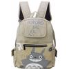 Sohaon - Zaino Anime in Tela per College, Daypack, Borsa per Libri, Borsa a Spalla, Borsa a Zaino Gatto, beige., 42 x 32 x 16 cm