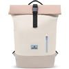 Johnny Urban Zaino donna e uomo Beige Pink - Luca Medium - Zaino da giorno con scomparto per laptop - Ideale per lavoro, università, scuola e viaggio - 17 l - Idrorepellente
