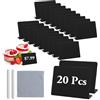JRSHIRLEYLTD 20 mini lavagnette per cartellini dei prezzi, 100 x 75 mm, piccole lavagne da scrivere con 2 gessetti e 1 panno per la pulizia, a forma di L, per matrimoni, feste, gastronomie e buffet