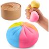 Generico Squishys Ravioli Colori sfumati, New Glitter Dumpling Squishys, Divertente Giocattolo Antistress Bao Bun Con Vaporiera, Adatto agli adulti,Morbida Pallina Antistress Ravioli Spremere Giocattoli