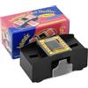 QWORK® Mescolatori Automatici di Carte 2 mazzi, shufflers Automatico, Funzionamento a Batteria con Funzione Anti-Imbroglio, batterie Non Incluse