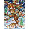 Vermont Christmas Company Calendario dell'Avvento della casa sugli alberi degli elfi (conto alla rovescia per Natale) di Vermont Christmas Company