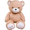Pioupiou et Merveilles Peluche gigante fabbricazione francese XXL Gaston Orso Beige - 100 cm di altezza - peluche gigante morbido per bambini, Made in France - 16605