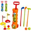 Generico Golf Bambini Set Gioco Sacca con Ruote Trolley 3 Mazze 4 Palline 2 Buche con Bandierina 2 Tee Shot Gioco Golf Giochi Bambini Interno Esterno Giochi da Giardino Golf Giochi All'Aperto Set Mini Golf (b)