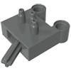 XYEIUGO GDS-F0092 Interruttore Pneumatico 5 Pezzi compatibile con Lego 4694c01 6131617 47223 Mattoncini di Costruzione MOC Colore Gris bleuté foncé