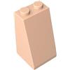 XYEIUGO 98560 Mattoncini Pendio 75° 2x2x3, 50 Pezzi GDS-1404-compatibile con Lego Mattoncini da Costruzione, Colore Chair clair