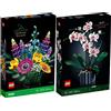 BRICKCOMPLETE Lego 10311 Orchidea & 10313 - Bouquet di fiori selvatici