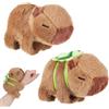 Zocipro 2 Pezzi Capybara Slap Braccialetti, 16cm Capibara Peluche Bracciale Marrone Peluche per Bambini, Simpatico Capybara Braccialetti Schiaffo Bambola Regalo per Ragazze Ragazzi