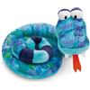NICI serpente di peluche ZsaZsa 25cm - verde - Simpatico peluchetto con imbottitura morbida per giochi e coccole, perfetto come idea regalo per bambini e adulti - 61715