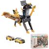 EliphonTowne 2025 giocattolo auto 2 in 1, auto magnetica si trasforma in dinosauri, divertente collisione si trasforma in giocattoli auto, regali di compleanno, Natale