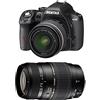 Pentax K-50 + 18-55 DAL WR + TAMRON 70-300 Di LD Kit fotocamere SLR 16.28MP CMOS 4928 x 3264Pixel Nero