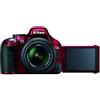 Nikon D5200 Fotocamera SLR Digitale, 24.1 Megapixel, Display TFT da 7.6 cm (3 Pollici), Full HD, HDMI, Colore Rosso [Versione EU]