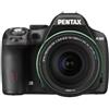 Pentax K-50 Fotocamera e Obiettivo DA-L 18-135 WR, Sensore CMOS APS-C da 16,49 Megapixel, Display LCD da 3", Video Full HD, Nero