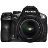 Pentax K-30 Fotocamera e Obiettivo DA-L 18-55mm, Sensore CMOS APS-C da 16,49 Megapixel, Display LCD da 3", Video Full HD, Nero