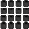 BUTBU Benda Elastica Bendaggio, 16 Rotoli 5CM*4.5M Bendaggio Sportivo, Coesiva Nastro Autoadesivo, Non Tessuto Autoadesivo Bendo per Mani, Piedi, Ginocchia, Braccia, o Pet - Nero