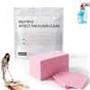QTVKMAS Pastiglie Lavapavimenti per Mocio, Fogli Pulizia Pavimenti Dissolvibili Multi-Superficie per Parquet, Laminato, Piastrelle e Pareti(Pink,100pcs)