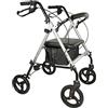 DEMARTA VIRGINIO MEDICAL AND HEALTH CARE Rollator Compatto Pieghevole in Alluminio - COMPACTO (01.06.401A)