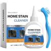 Yelewy Gel per Rimuovere le Macchie Domestiche,Gel Antimacchia per La Casa,Stains Remover Gel,Rimozione Delle Macchie Domestiche con Spazzola,Detergente per Fughe Da per Piastrelle,Lavandini,Cucina,Docce