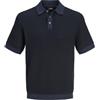 JACK & JONES Knit Jprblukingsley-Polo a Maglia SS, Sky Captain, L Uomo