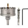 cenyb 70mm(2-3/4") frese a tazza per metallo punte trapano metallo 2 buchette pilota rivestite titanio. Per su metalli duri, acciaio inossidabile, ferro, placo, leghe di alluminio, sega a tazza per legno