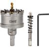 cenyb 51mm(2") frese a tazza per metallo punte trapano metallo 2 buchette pilota rivestite titanio. Per su metalli duri, acciaio inossidabile, ferro, placo, leghe di alluminio, sega a tazza per legno