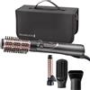 Remington Spazzola Rotante per Capelli ad Aria calda - Rotazione in entrambi i versi - 3in1: Volume, Ricci e Liscio, 4 accessori: Styler volume, Arricciacapelli, Concentratore, Spazzola piatta, AS8606