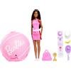 Mattel Barbie Team Roll and Reveal Tennis Player Doll and Accessories with Brunette Fas