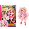 Rainbow High Junior High Rock Band - Bella, rosa - Bambola Fashion di 23 cm con