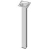 Element System 18133-00298 Set de 4 Gambe in Acciaio con Piastra di Ancoraggio, Bianco, 30 cm, Set di 4 Pezzi