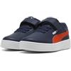 Puma Court Classic Clean AC+ PS Sneaker, Navy-Red Flash, 10 UK Bambino