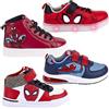 Marvel Spiderman - Bambino - Scarpe Sneakers Scarpe da Ginnastica con Luci LED - Prodotto Originale con Licenza Ufficiale [Sneakers Alte 6174 Rosso - 30]