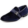Toocool Scarpe Uomo College Mocassino Calzature Raso Polacchine Eleganti Y119 [42,Blu]