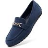 DREAM PAIRS Mocassini da Donna, Casual, Comode, Slip-on, Leggere Scarpe da Lavoro e Passeggio,Size 36.5,Marina Militare,DWUMSP2501