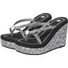 LALADEFIEE Ciabatte Estive Donna Tacchi Alto, Nere, Eleganti e Comode | Paio, Pelle Microfibra e Dettagli di Paillettes, per Camera da Letto