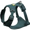 Ruffwear Front Range Flex Pettorina per cani, regolabile e morbida, leggera, 2 punti di attacco per guinzaglio, maglia ingegnerizzata e finiture riflettenti, verde acqua scuro, taglia M