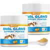 Onznoz Ghiandola Anale Del Cane In Polvere 120G, Integratore Di Fibre Per La Ghiandola Anale In Polvere, Integratore Di Fibre In Polvere Arricchito Con Cetriolo, Probiotici Ed Enzimi Digestivi