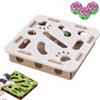 YUNFAN Cat Scratch Puzzle Enrichment Box,Interactive Cat Puzzle Toy,Felt Maze Game Box for Indoor,Mental Stimulation Boxs with 3 Balls,Kitten Scratching Training Enrichment Exercise Hunting Play(B)