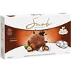 Generico Crispo Snob Confetti al Gusto Gianduia, Mandorla Tostata Ricoperta di Finissimo Cioccolato, Confetti Bianchi Senza Glutine per Feste 500g