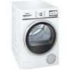 Siemens WT48Y7W3 iQ800 - Asciugatore a pompa di calore, A+++ 8 kg, indicatore di funzionamento residuo
