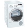 Siemens WT46W2FCB - Asciugatrice a pompa di calore, 7 kg/bianco/indicatore di funzionamento residuo