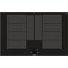 Siemens EX875KYE1E piano cottura Nero, Acciaio inossidabile Incasso A induzione