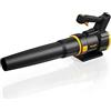 Houselife Soffiatore senza fili da 650 CFM resistente compatibile con batteria DeWALT da 20 V MAX, 200 MPH con velocità variabile continua e modalità turbo, soffiatore a batteria per cura del giardino e detriti