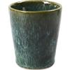 HOME DECO FACTORY, KA0431, Tazza da caffè Elia 9Cl in Ceramica Resistente, Design Moderno ed Elegante, Ideale per caffè, tè o Cioccolata Calda, Facile da Pulire, Verde e Nero