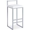 Menzzo Drakkar Poltrona, Bianco, L35 x P35 x H80 cm